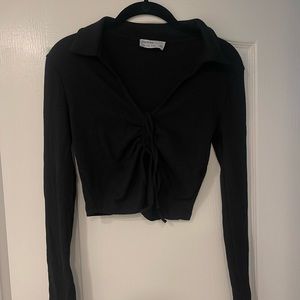 Bershka Front Knot Top